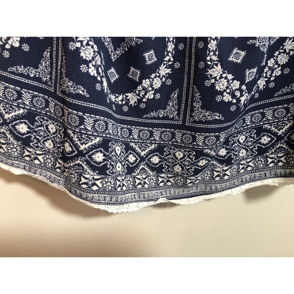 Rewind Women's Top Off The Shoulder Blue Size Small - Picture 4 of 4